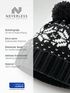 Damen Strickmütze Norweger Strickmuster Pudelmütze Wintermütze mit Strickbommel  Neverless®preview