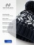 Damen Strickmütze Norweger Strickmuster Pudelmütze Wintermütze mit Strickbommel  Neverless®preview