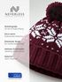Damen Strickmütze Norweger Strickmuster Pudelmütze Wintermütze mit Strickbommel  Neverless®preview