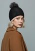 Damen Strickmütze Zopfmuster Fleccefutter Bommelmütze Pudelmütze Wintermütze Accessoires Herbst Winter Model 2213 Neverless®preview