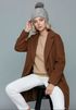 Damen Strickmütze Zopfmuster Fleccefutter Bommelmütze Pudelmütze Wintermütze Accessoires Herbst Winter Model 2213 Neverless®preview