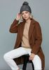 Damen Strickmütze Zopfmuster Fleccefutter Bommelmütze Pudelmütze Wintermütze Accessoires Herbst Winter Model 2213 Neverless®preview