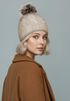 Damen Strickmütze Zopfmuster Fleccefutter Bommelmütze Pudelmütze Wintermütze Accessoires Herbst Winter Model 2213 Neverless®preview