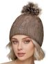 Damen Strickmütze Zopfmuster Fleccefutter Bommelmütze Pudelmütze Wintermütze Accessoires Herbst Winter Model 2213 Neverless®preview