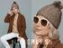 Damen Strickmütze Zopfmuster Fleccefutter Bommelmütze Pudelmütze Wintermütze Accessoires Herbst Winter Model 2213 Neverless®preview