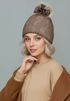 Damen Strickmütze Zopfmuster Fleccefutter Bommelmütze Pudelmütze Wintermütze Accessoires Herbst Winter Model 2213 Neverless®preview