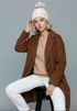 Damen Strickmütze Zopfmuster Fleccefutter Bommelmütze Pudelmütze Wintermütze Accessoires Herbst Winter Model 2213 Neverless®preview