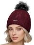 Damen Strickmütze Zopfmuster Fleccefutter Bommelmütze Pudelmütze Wintermütze Accessoires Herbst Winter Model 2213 Neverless®preview