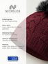 Damen Strickmütze Zopfmuster Fleccefutter Bommelmütze Pudelmütze Wintermütze Accessoires Herbst Winter Model 2213 Neverless®preview
