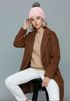 Damen Strickmütze Zopfmuster Fleccefutter Bommelmütze Pudelmütze Wintermütze Accessoires Herbst Winter Model 2213 Neverless®preview