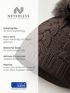 Damen Strickmütze Zopfmuster Fleccefutter Bommelmütze Pudelmütze Wintermütze Accessoires Herbst Winter Model 2213 Neverless®preview