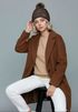 Damen Strickmütze Zopfmuster Fleccefutter Bommelmütze Pudelmütze Wintermütze Accessoires Herbst Winter Model 2213 Neverless®preview