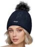 Damen Strickmütze Zopfmuster Fleccefutter Bommelmütze Pudelmütze Wintermütze Accessoires Herbst Winter Model 2213 Neverless®preview