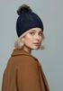 Damen Strickmütze Zopfmuster Fleccefutter Bommelmütze Pudelmütze Wintermütze Accessoires Herbst Winter Model 2213 Neverless®preview