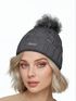 Damen Strickmütze Zopfmuster Fleccefutter Bommelmütze Pudelmütze Wintermütze Accessoires Herbst Winter Model 2213 Neverless®preview
