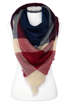 Damen Strickschal kariert Karo XXL Wollschal Winterschal quadratisch Autiga®preview