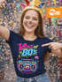 Damen T-Shirt - 80s-DIY-Outfit- Fasching Karneval Ersatz Verkleidung Last Minute Kostüm Funshirt Slim Fit Moonworks®preview
