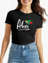 Damen T-Shirt Alaaf Helau Ahoi Faschings-Shirt Karneval Fastnacht Fun-Shirt Slim Fit Moonworks®preview