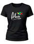 Damen T-Shirt Alaaf Helau Ahoi Faschings-Shirt Karneval Fastnacht Fun-Shirt Slim Fit Moonworks®preview