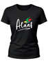 Damen T-Shirt Alaaf Helau Ahoi Faschings-Shirt Karneval Fastnacht Fun-Shirt Slim Fit Moonworks®preview