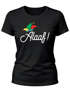 Damen T-Shirt Alaaf Helau Ahoi Karneval Fasching Fasnacht Narrenruf Jeck Narr Last Minute Kostüm Frau Slim Fit Moonworks®preview