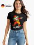 Damen T-Shirt Alaaf Helau Fasching Karneval Dabbing Clown Kostüm-Ersatz Last Minute Faschingskostüme Frauen Funshirt Moonworks®preview