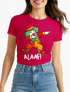 Damen T-Shirt Alaaf Helau Fasching Karneval Dabbing Clown Kostüm-Ersatz Last Minute Faschingskostüme Frauen Funshirt Slim Fit Moonworks®preview