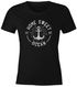 Damen T-Shirt Anker Logo maritim Home Sweet Ocean Schriftzug Fashion Streetstyle Slim Fit Neverless®preview