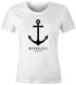 Damen T-Shirt Anker Nautical Sailor Segeln Slim Fit Neverless®preview