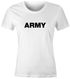 Damen T-Shirt Aufdruck Army Print Fashion Streetstyle Slim Fit Neverless®preview