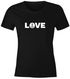 Damen T-Shirt Aufdruck Love Anker Liebe Statement Botschaft Print maritim Frauen Fun-Shirt Moonworks®preview