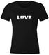 Damen T-Shirt Aufdruck Love Anker Liebe Statement Botschaft Print maritim Frauen Fun-Shirt Moonworks®preview