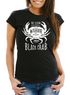 Damen T-Shirt Black Crab Krabbe Krebs Slim Fit Neverless®preview