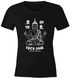 Damen T-Shirt Buddha Motiv Fuck Shui Schriftzug Mittelfinger japanische Schriftzeichen Fun-Shirt Fashion Streetstyle Slim Fit Neverless®preview