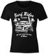 Damen T-Shirt Bus Surfing Retro Slim Fit Neverless®preview