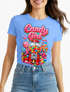 Damen T-Shirt - Candygirl Kaugummi Retro Design - Fasching Karneval Verkleidung Last Minute Funshirt Slim Fit Moonworks®preview