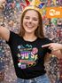 Damen T-Shirt Das ist mein 90s Kostüm 90er Neunziger Fasching Karneval Mottoparty Slim Fit Moonworks®preview