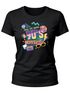 Damen T-Shirt Das ist mein 90s Kostüm 90er Neunziger Fasching Karneval Mottoparty Slim Fit Moonworks®preview