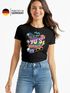 Damen T-Shirt Das ist mein 90s Kostüm 90er Neunziger Fasching Karneval Mottoparty Slim Fit Moonworks®preview