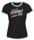 Damen T-Shirt Deutschland Fan-Shirt Retro Fußball WM 2018 Weltmeisterschaft Fan-Trikot Moonworks®preview