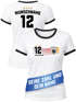 Damen T-Shirt Deutschland Trikot Name Trikotnummer personalisierbar Fußball Weltmeisterschaft 2026 Fanshirt Moonworkspreview