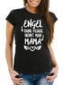 Damen T-Shirt Engel ohne Flügel nennt man Mama Slim Fit Moonworks®preview