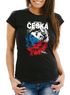 Damen T-Shirt Fanshirt Česká republika Fußball EM WM Löwe Tschechien MoonWorks®preview