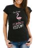 Damen T-Shirt Fasching Das ist mein Flamingo Kostüm Moonworks®preview