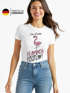 Damen T-Shirt Fasching Das ist mein Flamingo Kostüm Moonworks®preview