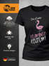 Damen T-Shirt Fasching Das ist mein Flamingo Kostüm Moonworks®preview