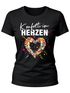 Damen T-Shirt Fasching Karneval Konfetti im Herzen Kostüm-Ersatz Verkleidung Funshirt Frauen Moonworks®preview