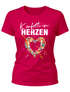 Damen T-Shirt Fasching Karneval Konfetti im Herzen Kostüm-Ersatz Verkleidung Funshirt Frauen Moonworks®preview