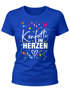 Damen T-Shirt Fasching Karneval Konfetti im Herzen Kostüm-Ersatz Verkleidung Funshirt Frauen Moonworks®preview