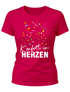 Damen T-Shirt Fasching Karneval Konfetti im Herzen Kostüm-Ersatz Verkleidung Funshirt Frauen Moonworks®preview